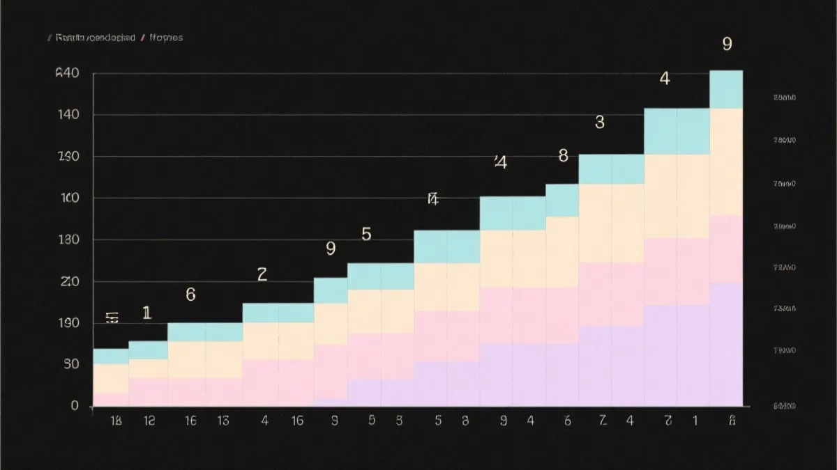 号码分布趋势示意图